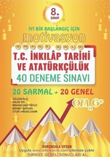 8. Sınıf Motivasyon T.C. İnkılap Tarihi Ve Atatürkçülük Gold 40 Deneme