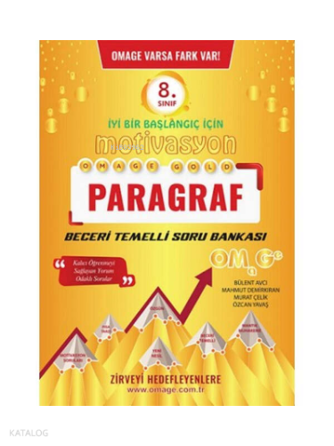 8. Sınıf Omage Motivasyon Paragraf Soru Bankası