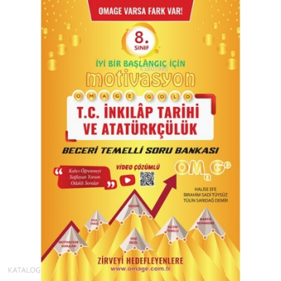 8. Sınıf Omage Motivasyon T.C. İnkılap Tarihi Ve Atatürkçülük Soru Bankası