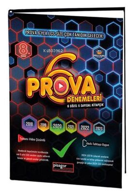 8. Sınıf Pisagor 6`lı Prova Denemeleri - Kitapiks.com