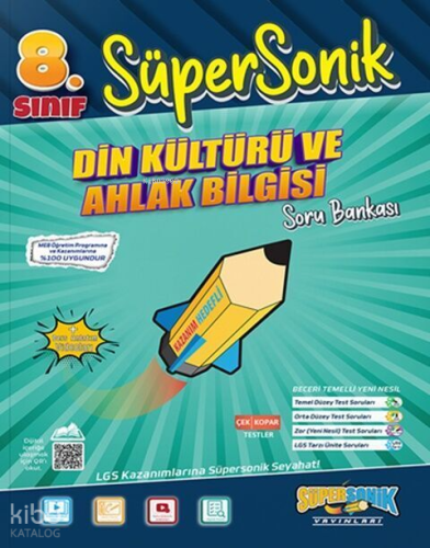 8. Sınıf Süpersonik Din Kültürü ve Ahlak Bilgisi Soru Bankası