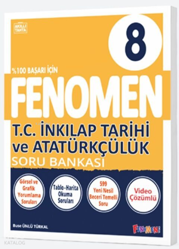 8. Sınıf T.C. İnkılap Tarihi ve Atatürkçülük Fenomen Soru Bankası