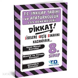 8. Sınıf T. C. İnkılap Tarihi ve Atatürkçülük LGS Denemeleri