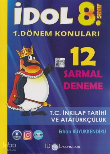 8. Sınıf TC İnkılap Tarihi 12 Sarmal Deneme 1 Dönem Konuları İdol Yayınları