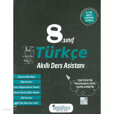 8.Sınıf Türkçe Akıllı Ders Asistanı Asistan Yayınları