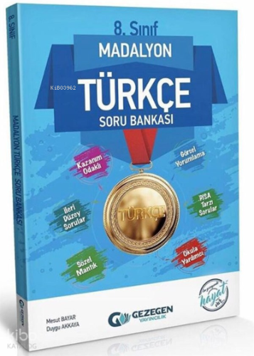8.Sınıf Türkçe Madalyon Türkçe Soru Bankası