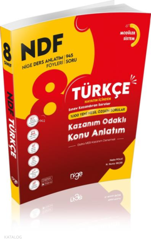 8.Sınıf Türkçe Nsb Nige Hafta Hafta Soru Bankası