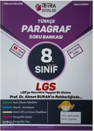 8. Sınıf Türkçe Paragraf Soru Bankası