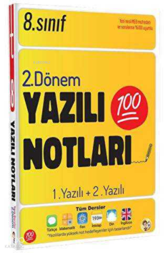 8. Sınıf Yazılı Notları 2. Dönem 1 ve 2. Yazılı