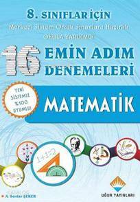 8. Sınıflar İçin 16 Emin Adım Denemeleri - Matematik