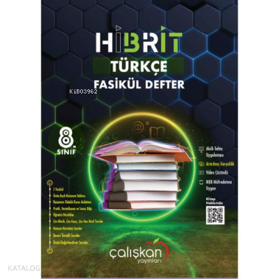 8.Snf. Hibrit Fasikül Defter / Türkçe