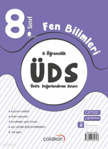 8.Snf. Ünite Değerlendirme Sınavı / Fen Bilimleri (8'li)