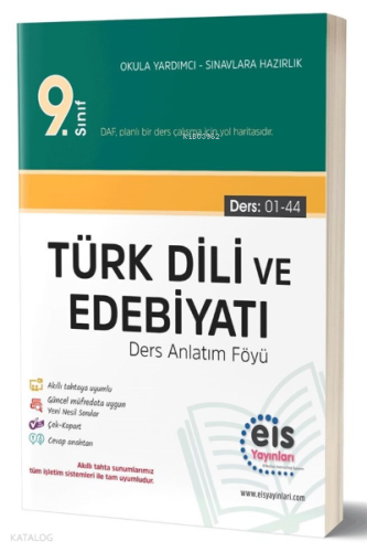 9.Sınıf  DAF  Türk Dili ve Edebiyatı