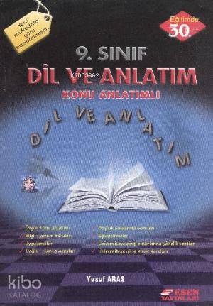 9. Sınıf Dil ve Anlatim Konu Anlatımlı