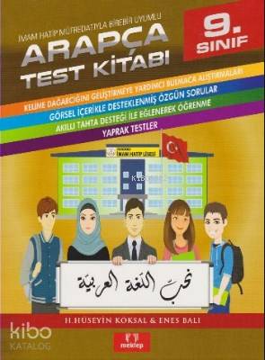 9. Sınıf İmam Hatip Lisesi Müfredatıyla Birebir Uyumlu Arapça Test Kitabı