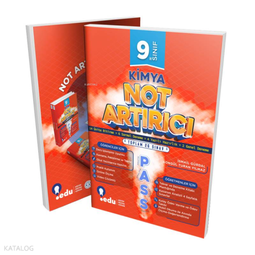 9. Sınıf Kimya PASS Not Artırıcı