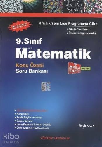 9. Sınıf Matematik Konu Özetli Soru Bankası