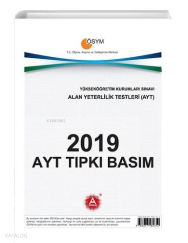 A Yayınları Ayt 2019 Çıkmış Sorular -2021