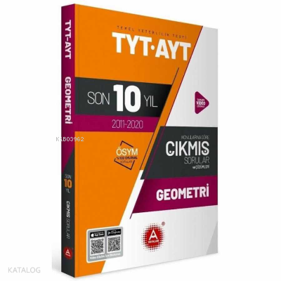 A Yayınları Tyt Ayt Geometri Son 10 Yıl Çık -2021