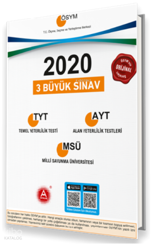A Yayınları Tyt Ayt Msü Tıpkı Basım Seti -2021