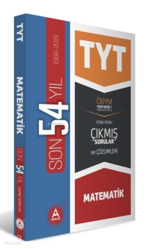 A Yayınları Tyt Mat.Son 54 Yıl Tam.Çöz.Konu Konu Çık.Sor.2020*