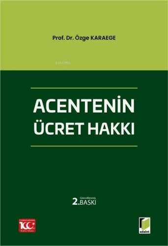 Acentenin Ücret Hakkı - Kitapiks.com