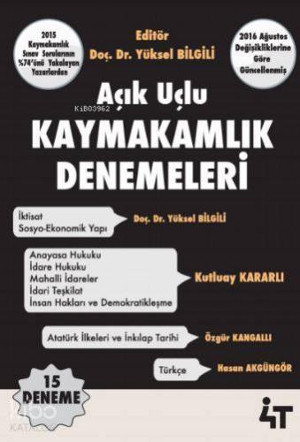Açık Uçlu Kaymakamlık Denemeleri