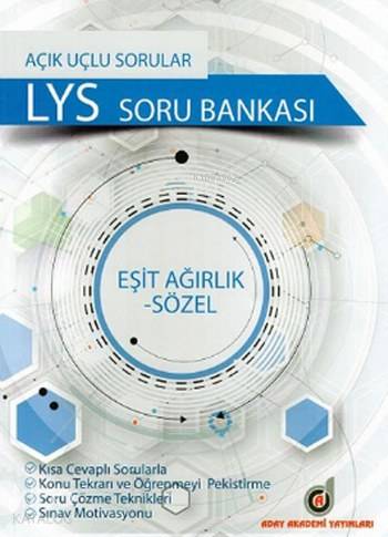 Açık Uçlu Sorular LYS Soru Bankası; Eşit Ağırlık Sözel