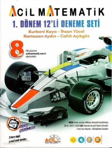 Acil 08.Sınıf Lgs 1.Dönem 12 Li Deneme