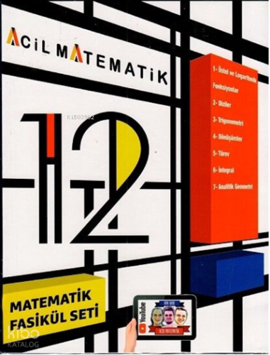 Acil 12.Sınıf Set (6 Fasikül) Matematik - 2022