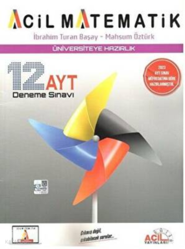 Acil Yks Ayt *Özel* Deneme 12Li Matematik - 2023