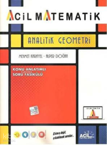 Acil Yks Tyt Ayt Analitik Geometri - 2023
