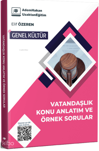 Adem Hakan Uzaktan Eğitim KPSS Vatandaşlık Konu Anlatım ve Örnek Sorular