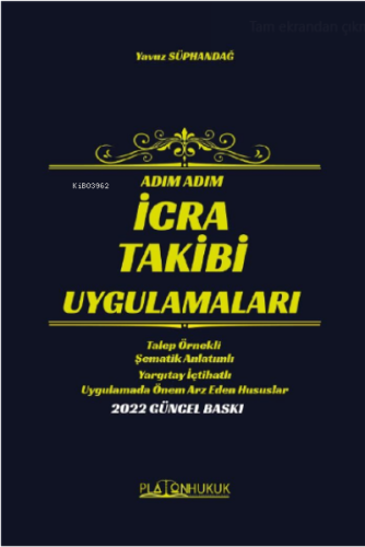 Adım Adım İcra Takibi Uygulamaları - Kitapiks.com