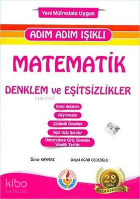 Adım Adım Işıklı Matematik Denklem ve Eşitsizlikler