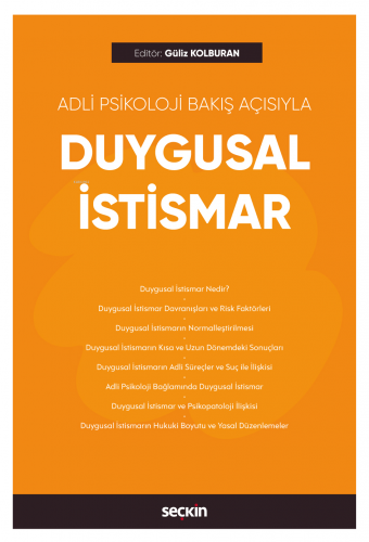 Adli Psikoloji Bakış Açısıyla Duygusal İstismar - Kitapiks.com