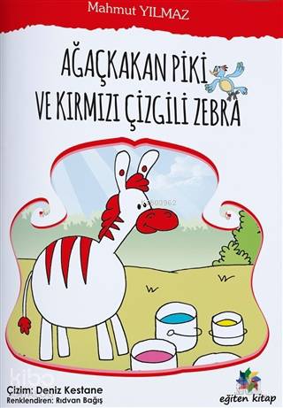 Ağaçkakan Piki Ve Kırmızı Çizgili Zebra