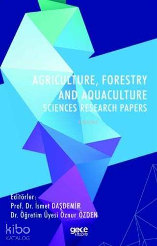 Agriculture, Forestry and Aquaculture Sciences Research Papers