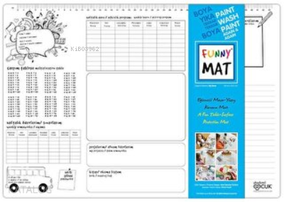 Akademi Çocuk-Funny Mat - Çalışma Masam
