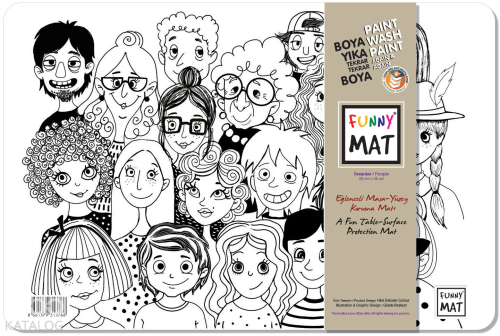 Akademi Çocuk Funny Mat - İnsanlar