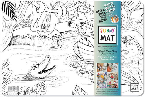 Akademi Çocuk Funny Mat - Nehir Kaşifleri