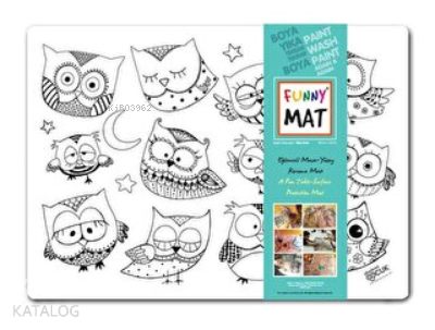 Akademi Çocuk-Funny Mat - Şaşkın Baykuşlar