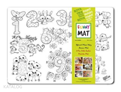 Akademi Çocuk-Funny Mat - Sayılar