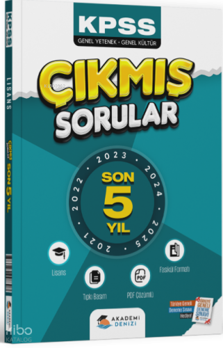 Akademi Denizi KPSS Fasikül Çıkmış Soru Lisans GYGK 5 YIL 16-24