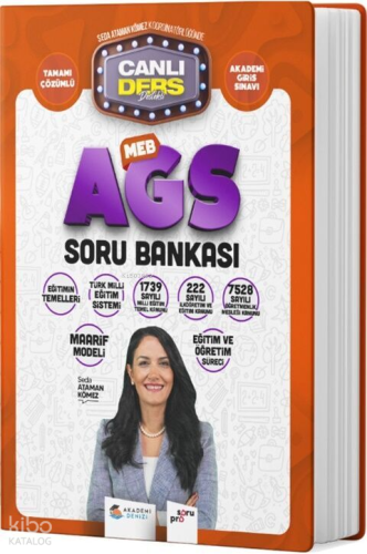 Akademi Denizi MEB AGS Eğitim ve Eğitim Mevzuatı Soru Bankası
