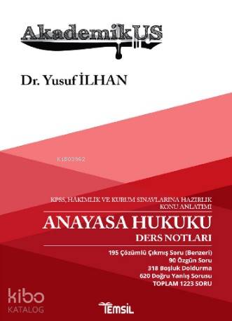 Akademikus Anayasa Hukuku Ders Notları