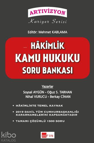 Akfon Hakimlik Soru Bankası Eylül 2019 Artıvizyon Kariyer