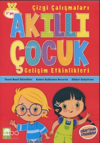 Akıllı Çocuk Çizgi Çalışmaları Gelişim Etkinlikleri (3+ Yaş) - Kitapik
