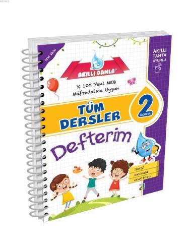 Akıllı Damla Tüm Dersler Defterim - 2 - Kitapiks.com
