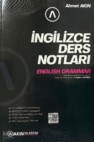 Akın Dil Eğitim İngilizce Ders Notları English Grammar